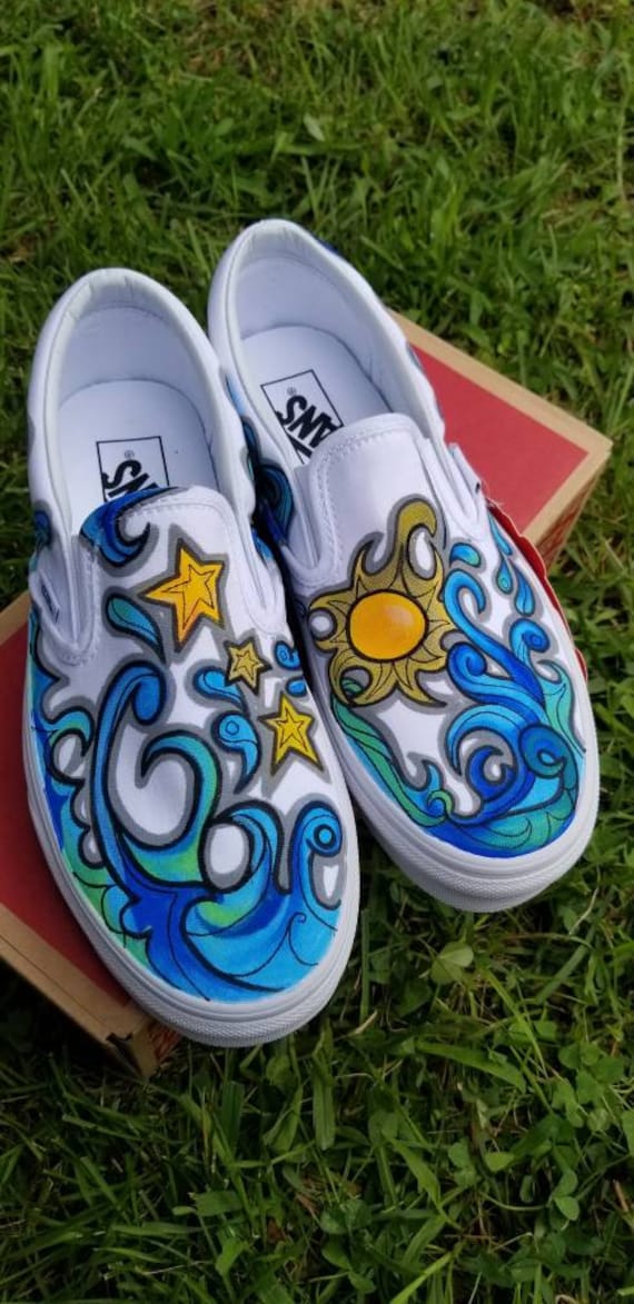 Custom Vans Slip On Sneaker Custom Vans Slip On Sneaker von CustomSoleGoals