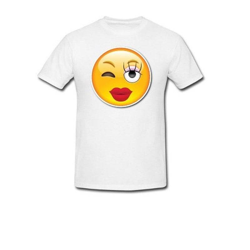 Mädchen Emoji T-Shirt von CustomTeesArt
