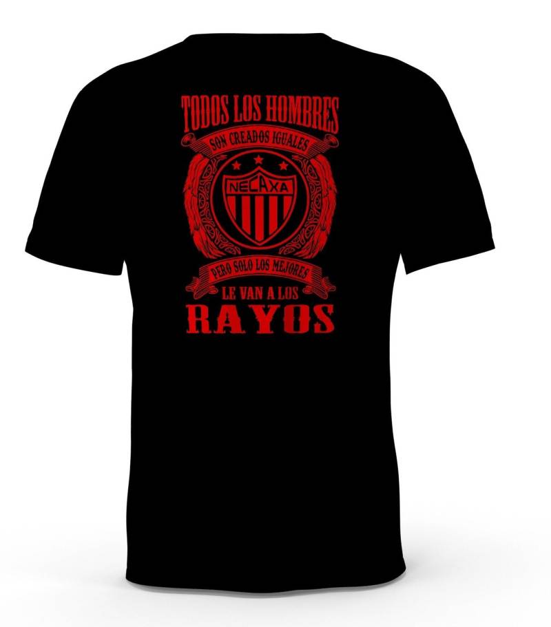 Solo Los Mejores Le Van Ein Rayos Necaxa Schwarzes T-Shirt Tshirt T Shirt Playera von CustomVinylDecals777