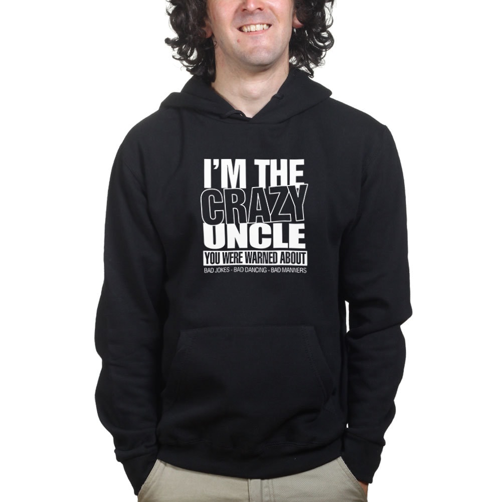 Ich Bin Der Verrückte Onkel Lustiger Vater Geschenk Hoodie - R598 von CustomisedPerfection