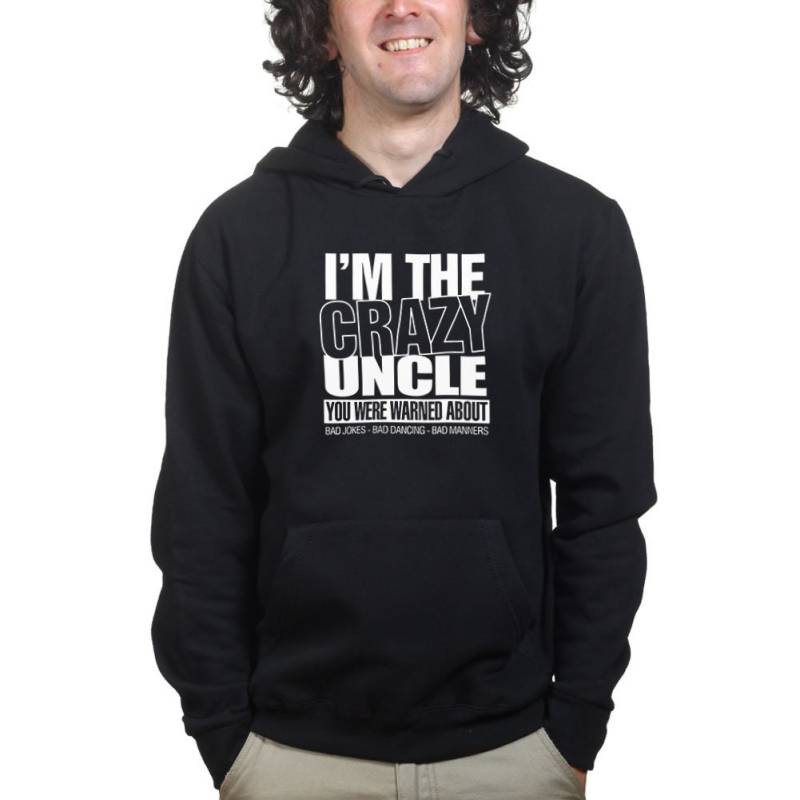Ich Bin Der Verrückte Onkel Lustiger Vater Geschenk Hoodie - R598 von CustomisedPerfection