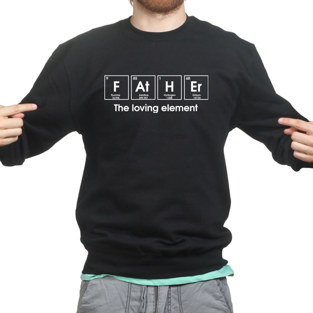 Periodic Dad - Vatertagsgeschenk Für Daddy Papa Sweatshirt R1791 von CustomisedPerfection