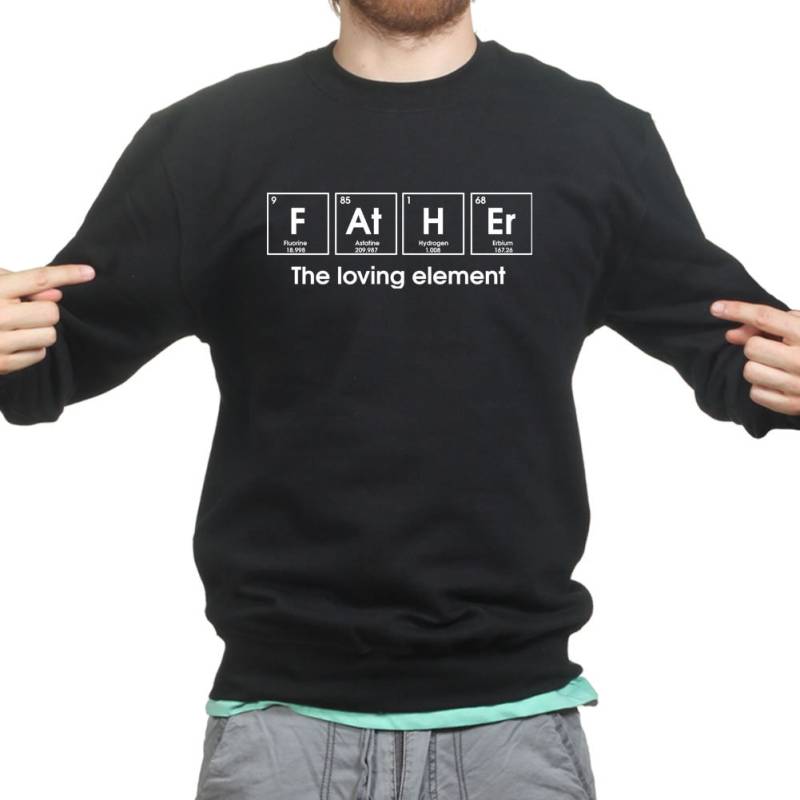 Periodic Dad - Vatertagsgeschenk Für Daddy Papa Sweatshirt R1791 von CustomisedPerfection