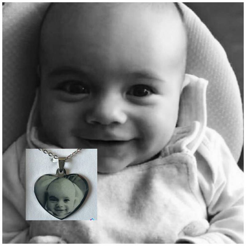 Personalisierter Anhänger, Gravurbild, Herzanhänger Und Halskette Benutzerdefinierter Geschenkanhänger Charm Weihnachtsgeschenk Favor Memoir von CustomisedTreats