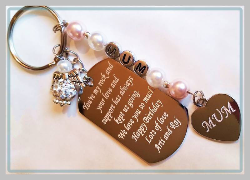 Schlüsselanhänger Mit Gravur Militär Hundemarke Herren Vater Geschenk Weihnachten Gratis Geschenkbeutel von CustomisedTreats