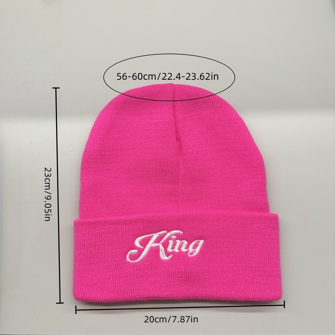 Custom Embroidered Luminous Letter Knitted Hat Autumn & Winter New Ladies Warm Woolen All-Match Cold Custom Embroidered Luminous Letter Knitted Hat Autumn & Winter New Ladies Warm Woolen All-Match Cold von CustomityStudio