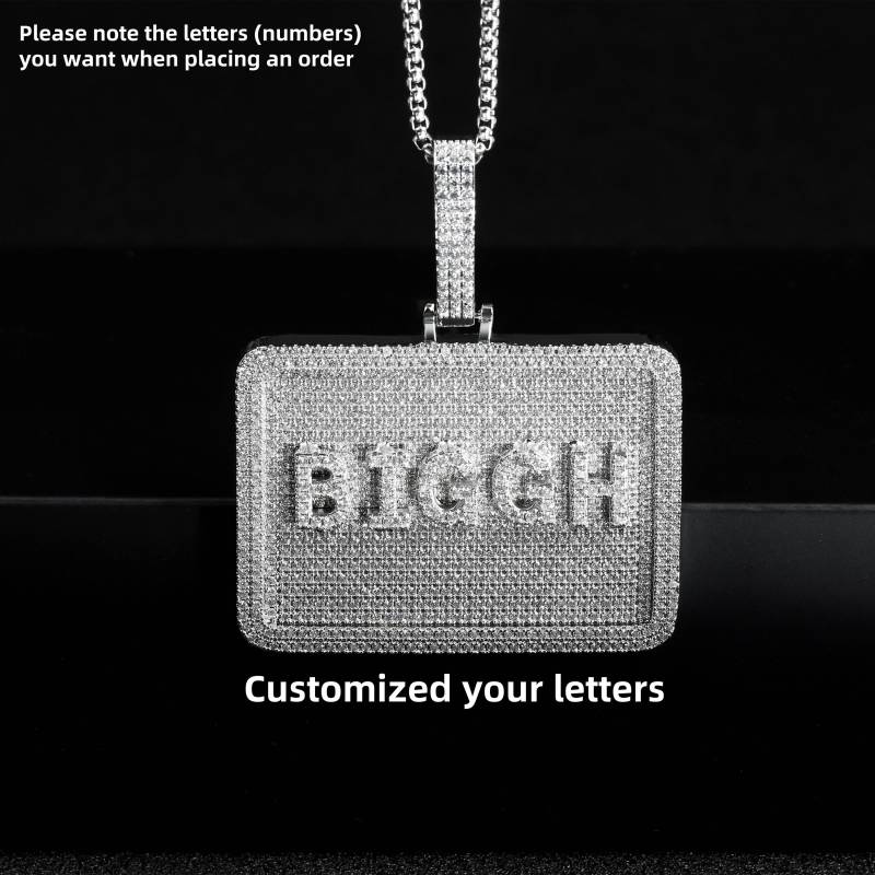 Flaunt Your Personality Square Custom - Letter Necklace, The New Fashion Darling Debuts Flaunt Your Personality Square Custom - Letter Necklace, The New Fashion Darling Debuts von CustomityStudio