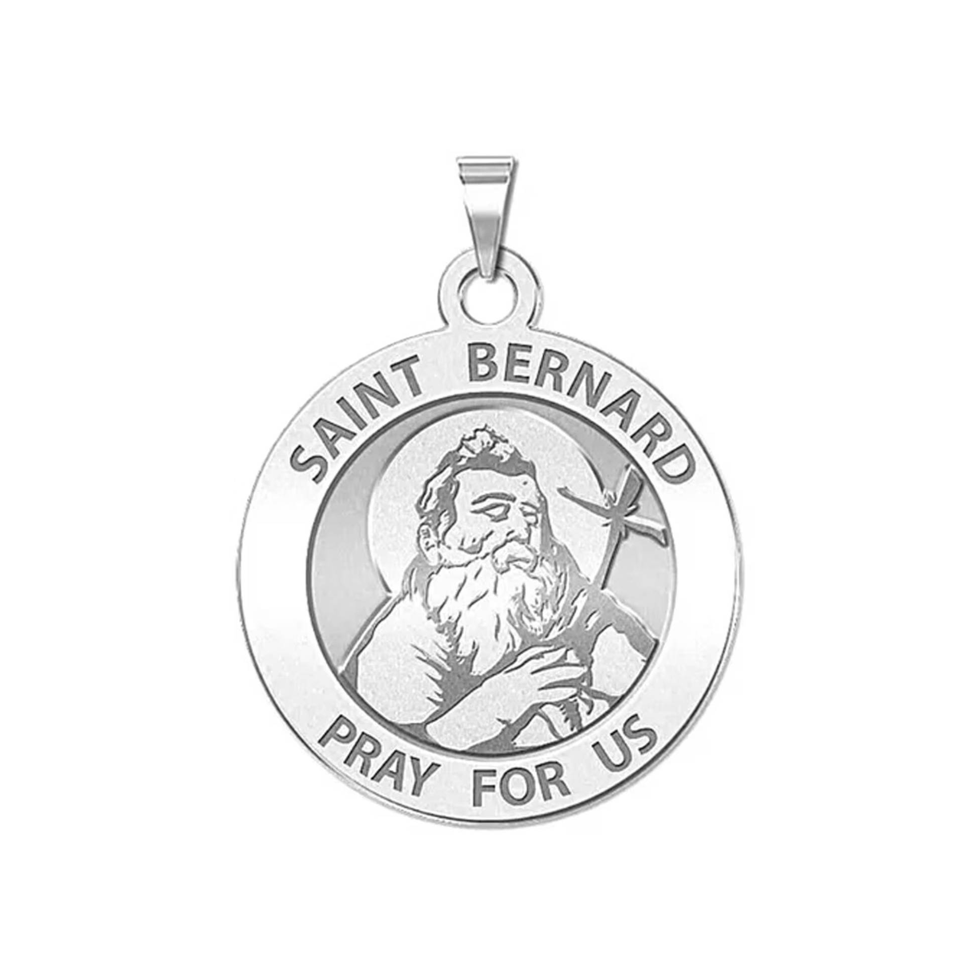 Bernhardiner Von Menthon Runde Religiöse Medaille von CustomizeTheCharms