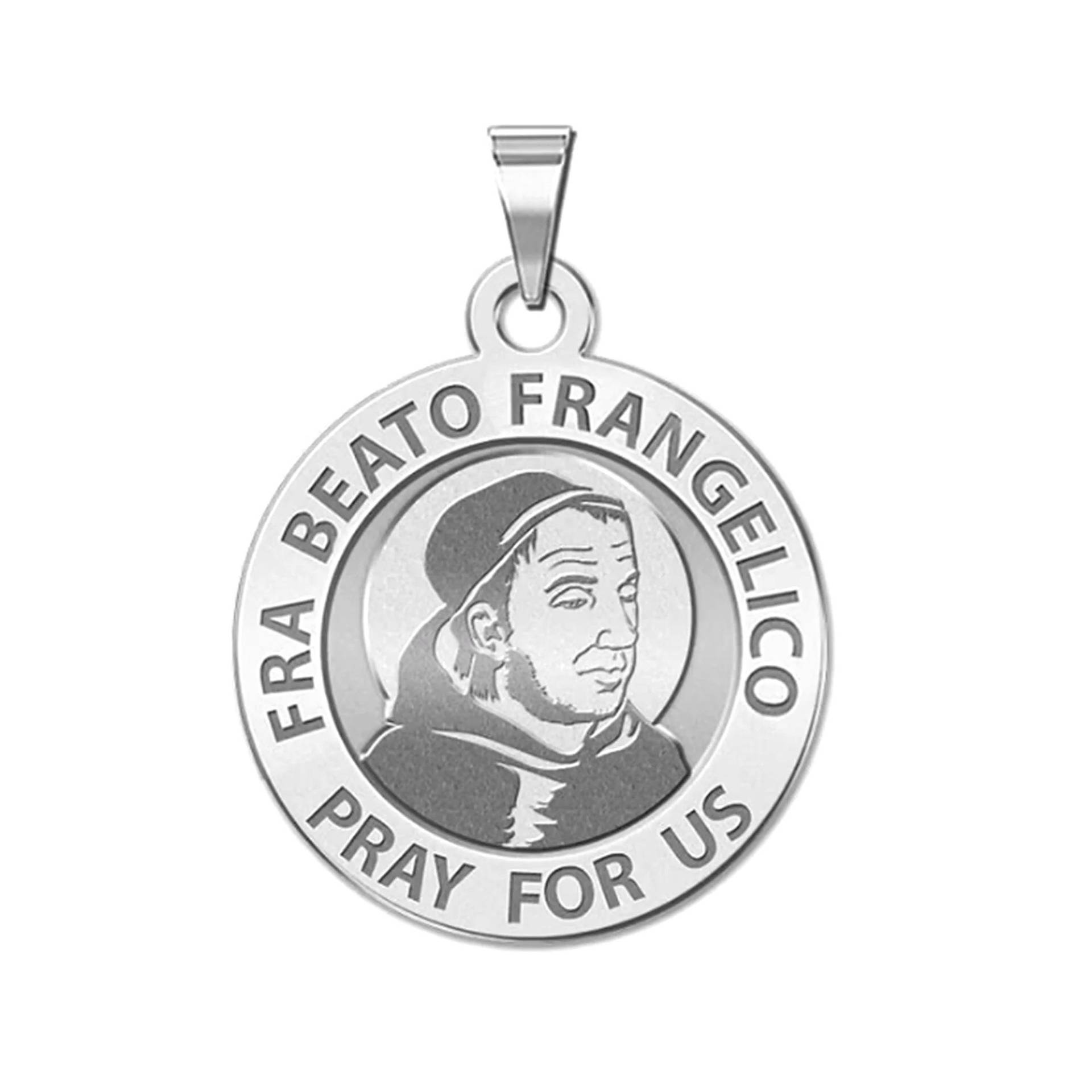 Fra Beato Frangelico Runde Religiöse Medaille von CustomizeTheCharms