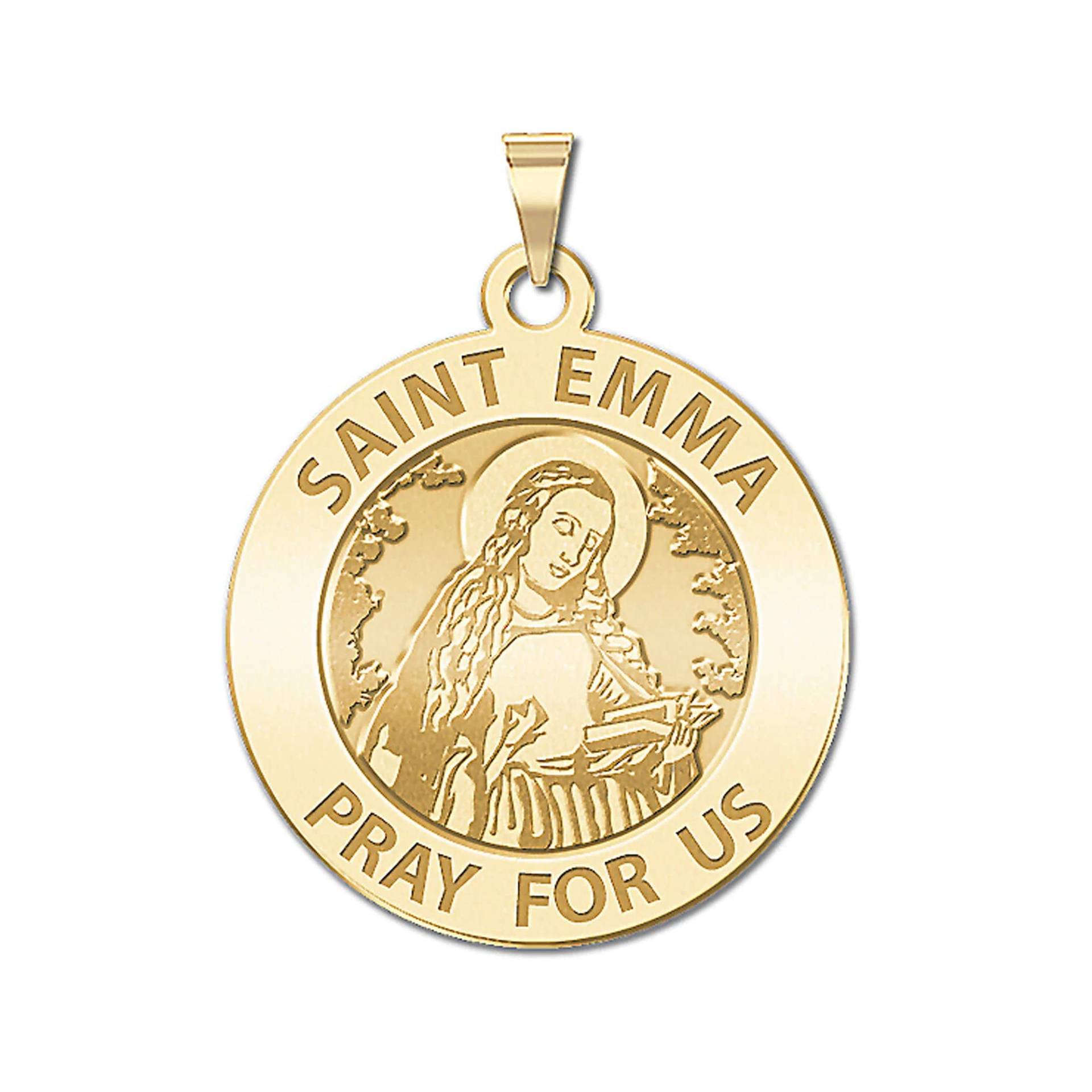 Heilige Emma Runde Religiöse Medaille von CustomizeTheCharms