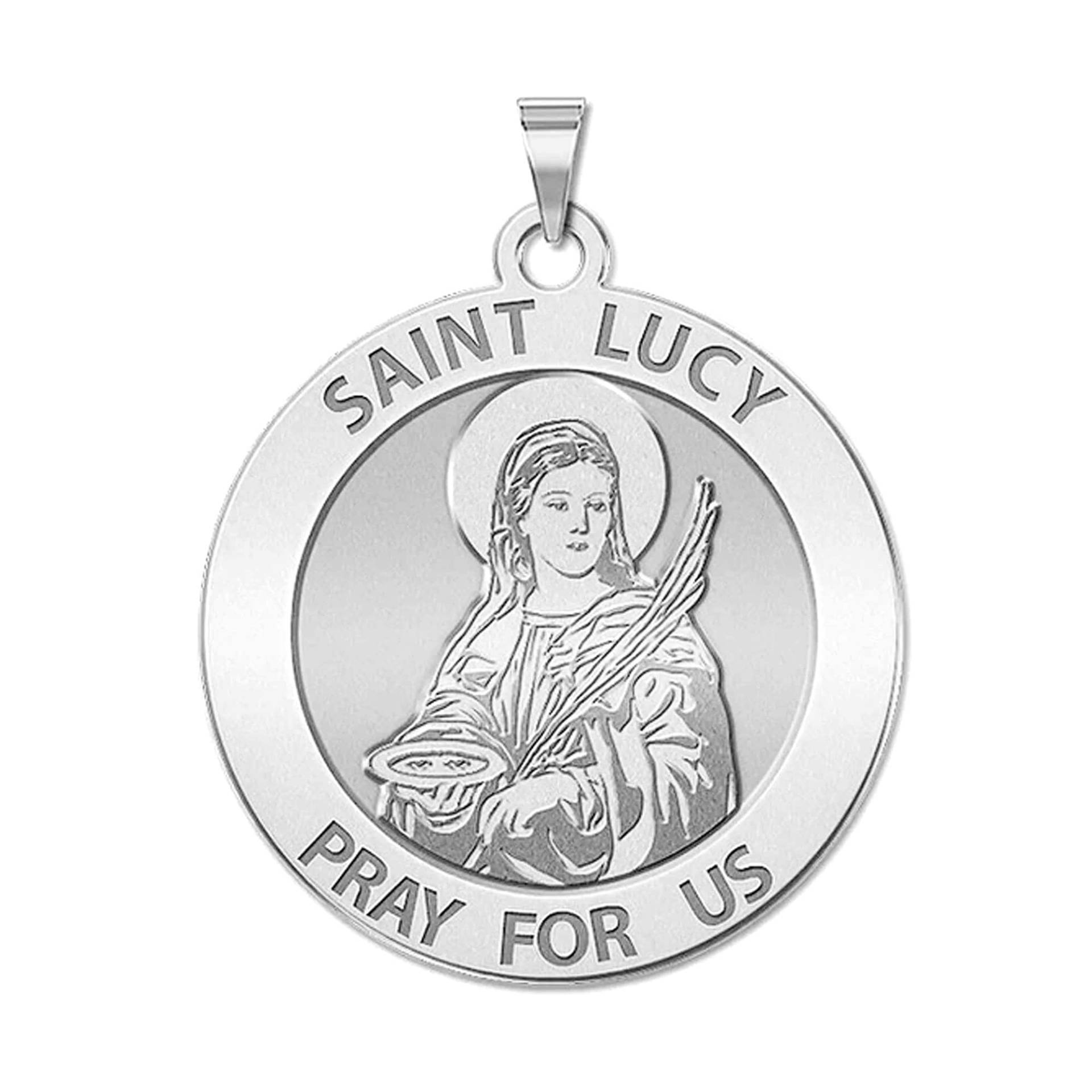 Heilige Lucia Religiöse Medaille von CustomizeTheCharms