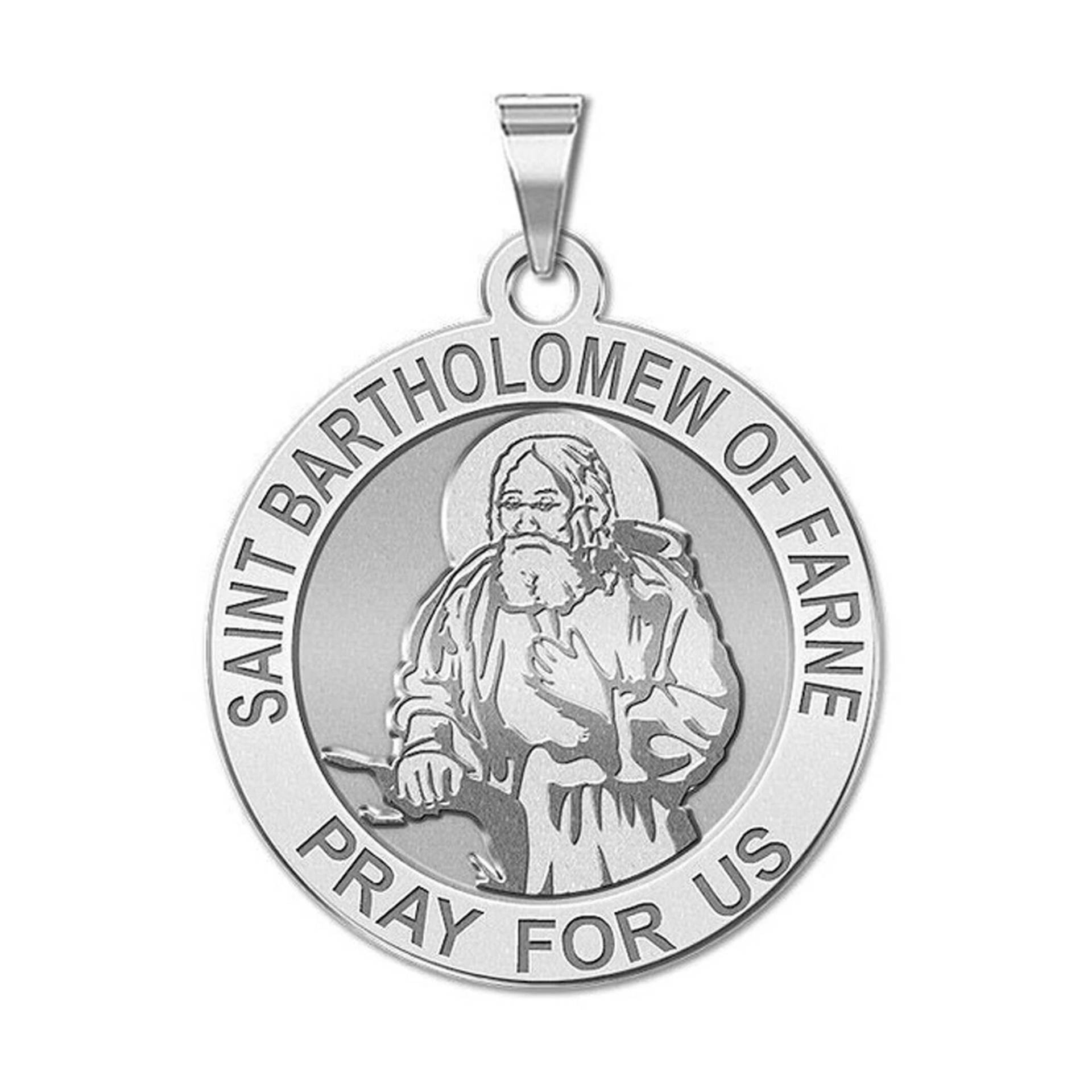 Heiliger Bartholomäus Von Farne Runde Religiöse Medaille von CustomizeTheCharms