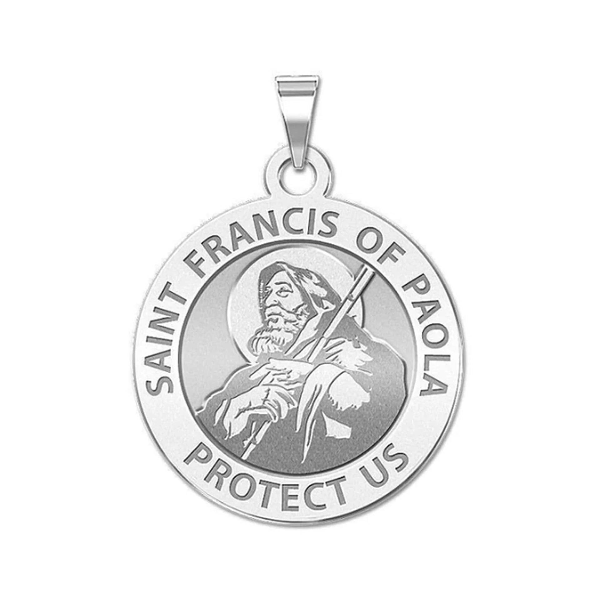 Heiliger Franziskus Von Paola Runde Religiöse Medaille von CustomizeTheCharms