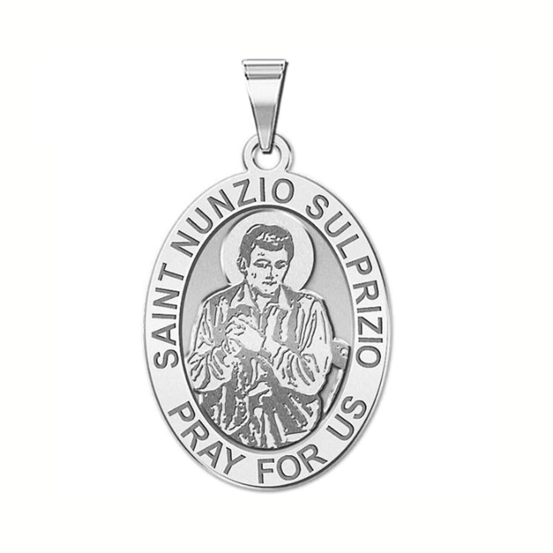 Heiliger Nunzio Sulprizio Oval Religiöse Medaille von CustomizeTheCharms