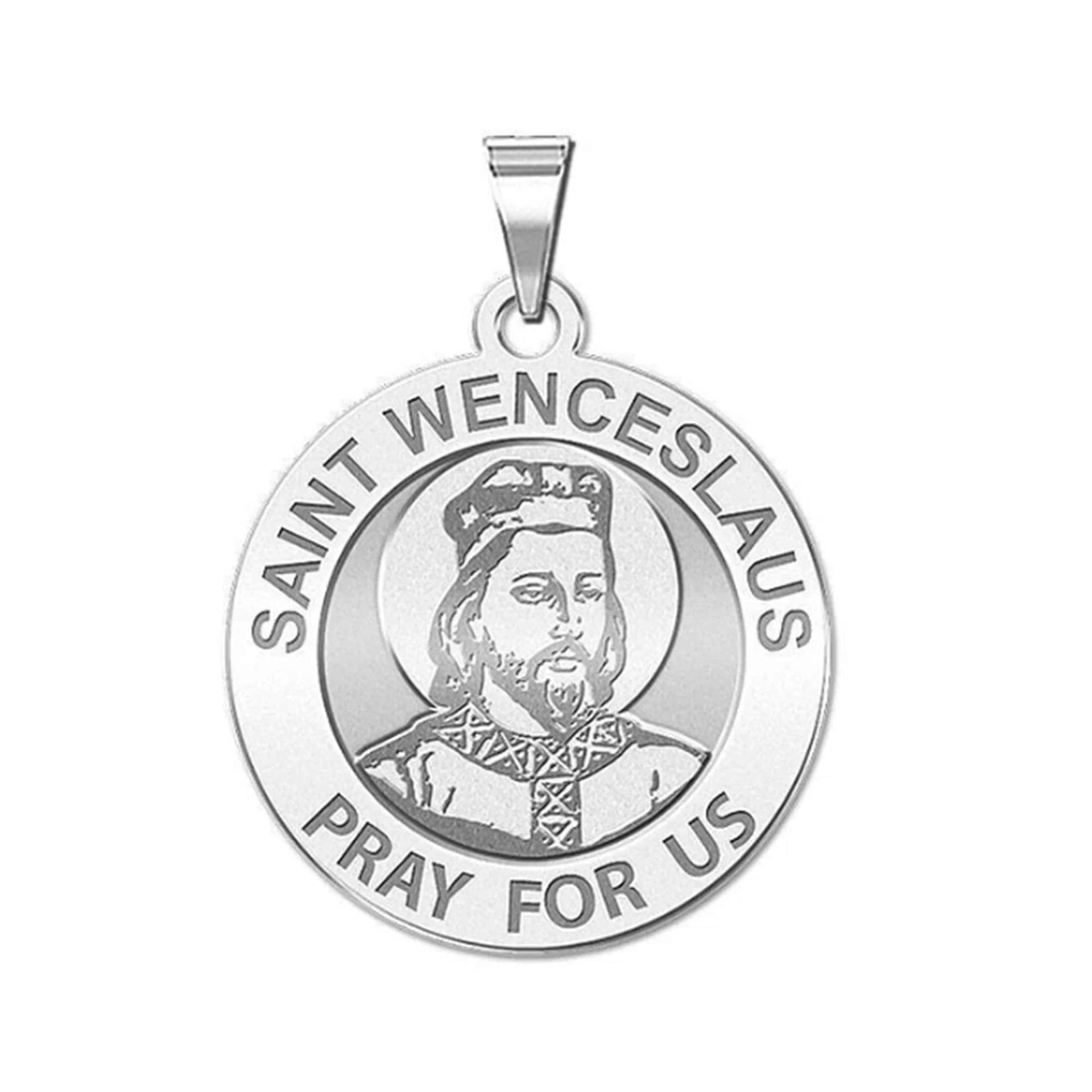 Heiliger Wenzel Religiöse Medaille von CustomizeTheCharms