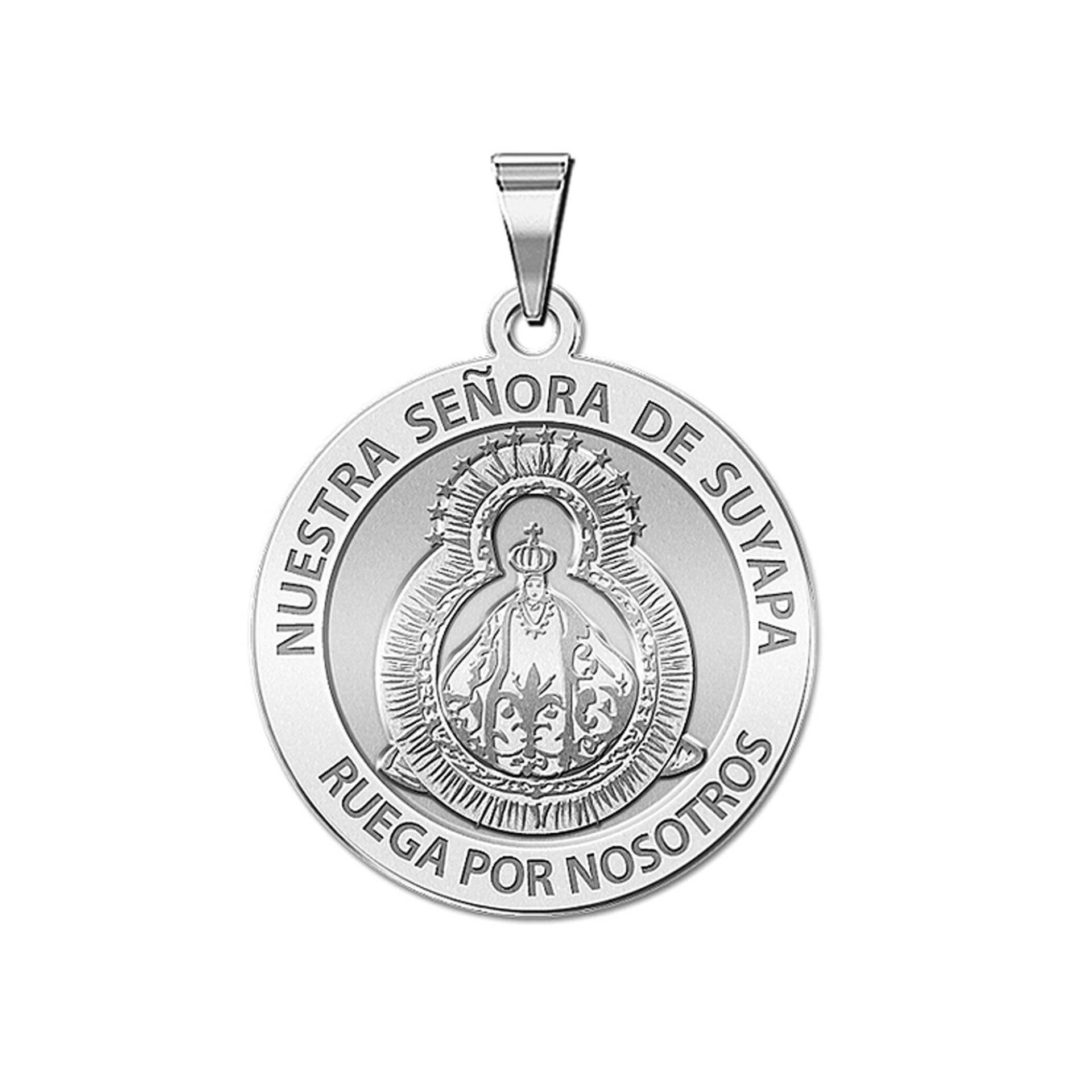 Nuestra Senora De Suyapa Runde Religiöse Medaille von CustomizeTheCharms