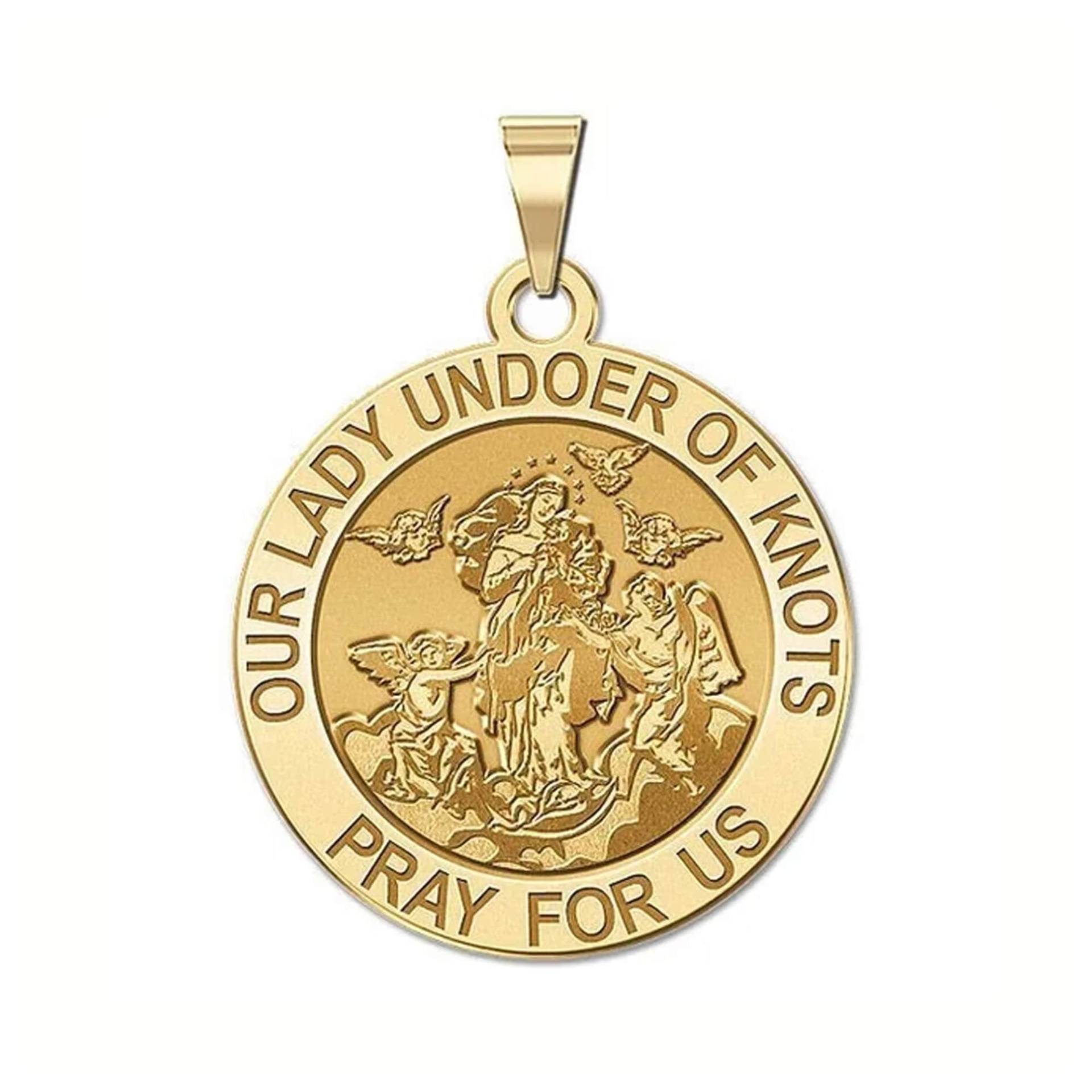 Our Lady Undoer Of Knots Religiöse Medaille von CustomizeTheCharms