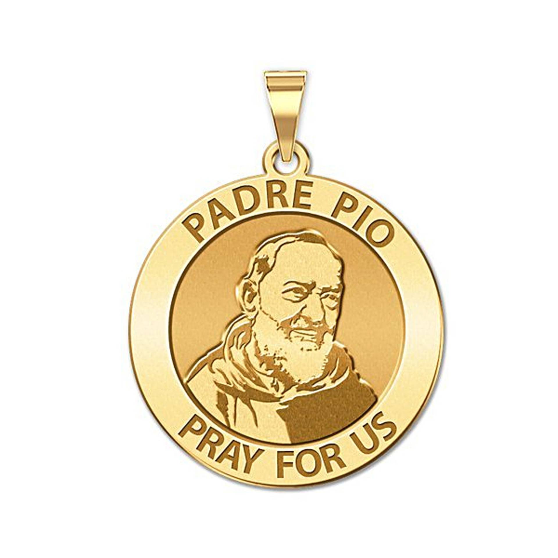 Pater Pio Religiöse Medaille von CustomizeTheCharms