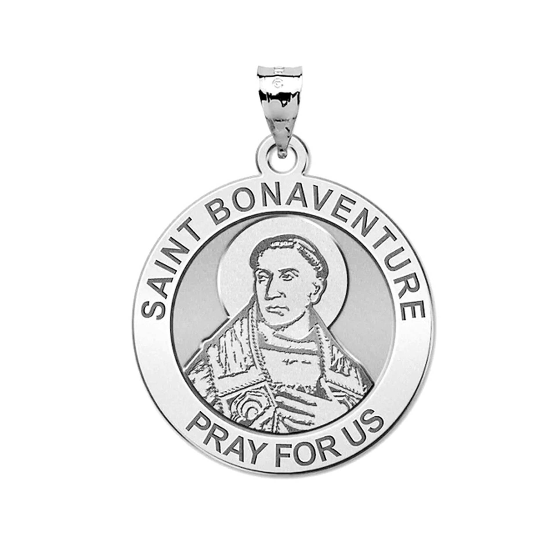 Saint Bonaventura Runde Religiöse Medaille von CustomizeTheCharms