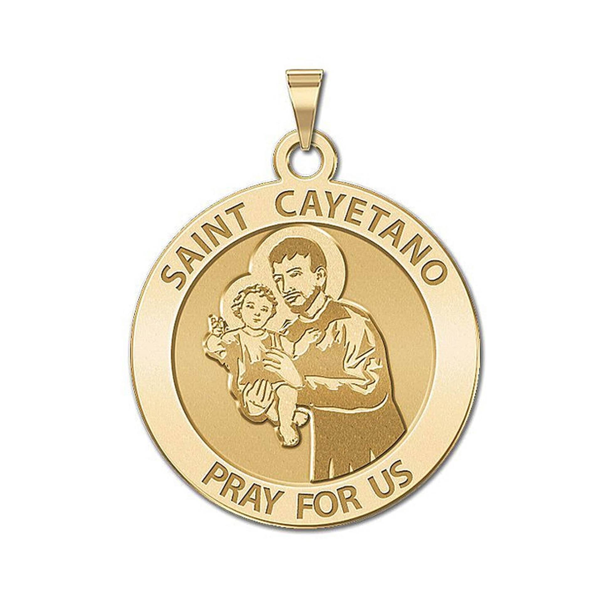 Saint Cayetano Runde Religiöse Medaille von CustomizeTheCharms