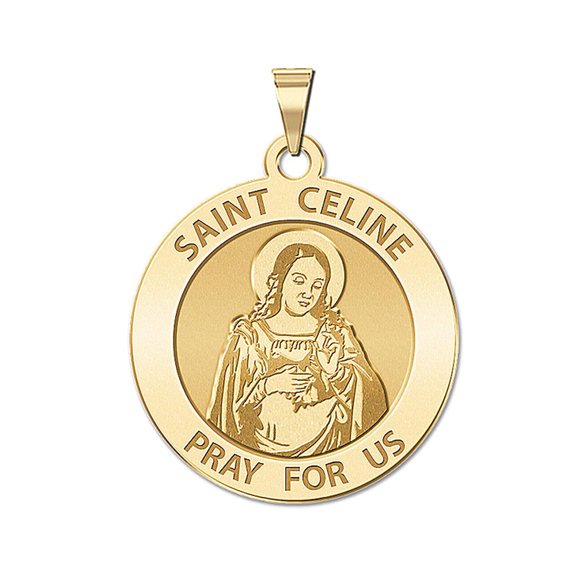 Saint Celine Runde Religiöse Medaille von CustomizeTheCharms