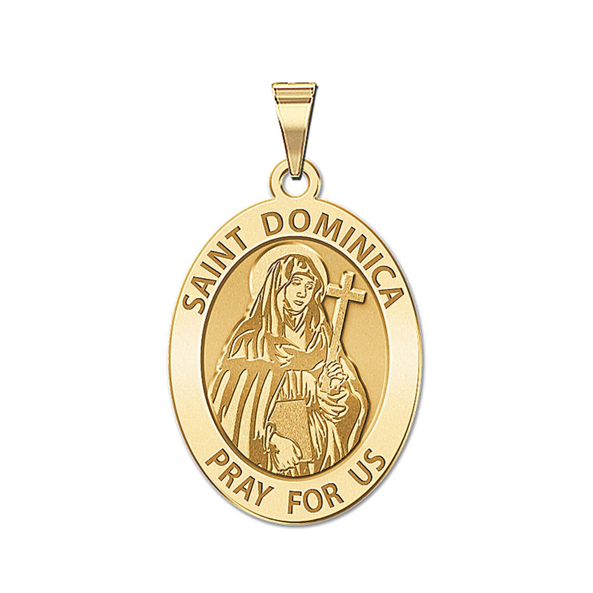 Saint Dominica Oval Religiöse Medaille von CustomizeTheCharms