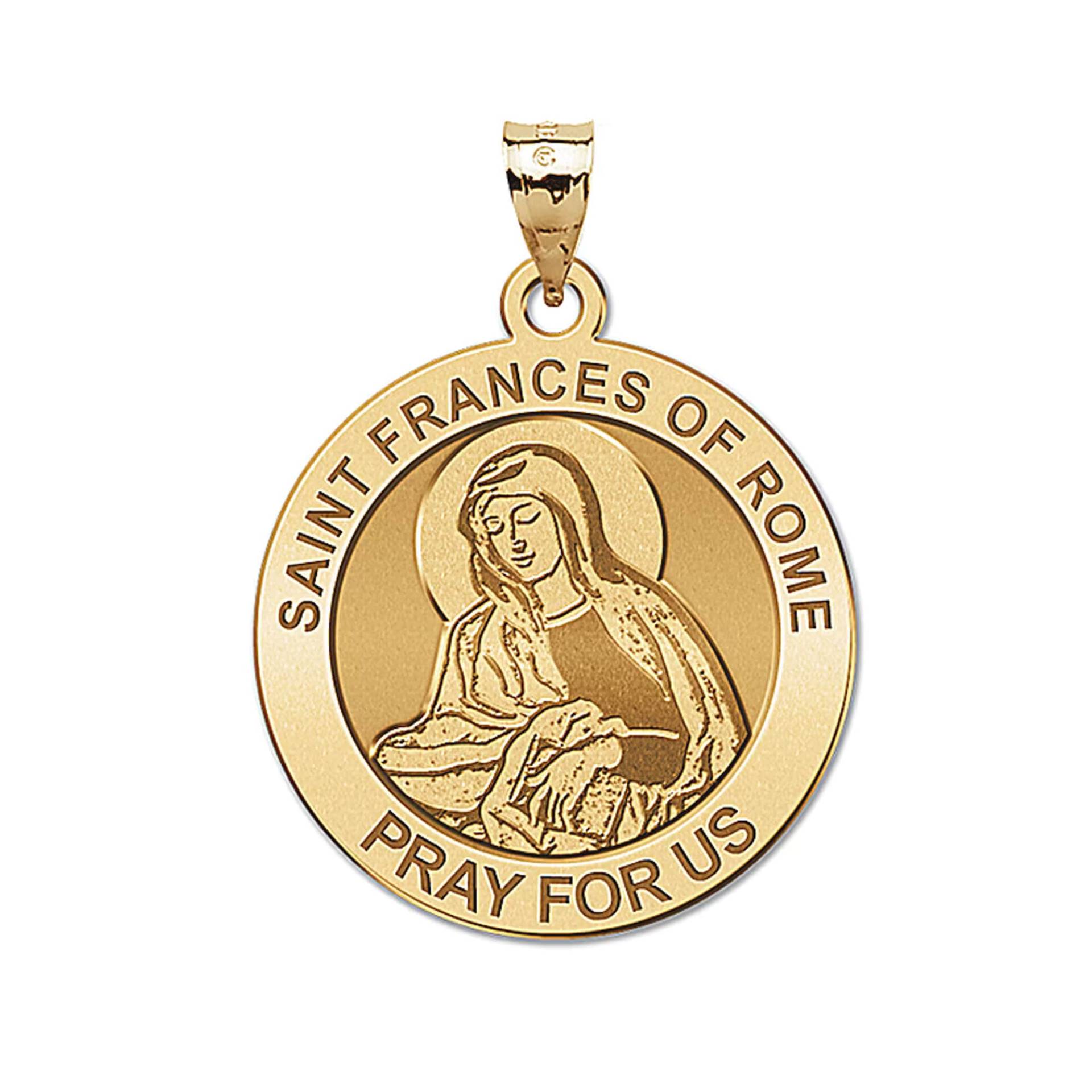 Saint Frances Von Rom Runde Religiöse Medaille von CustomizeTheCharms