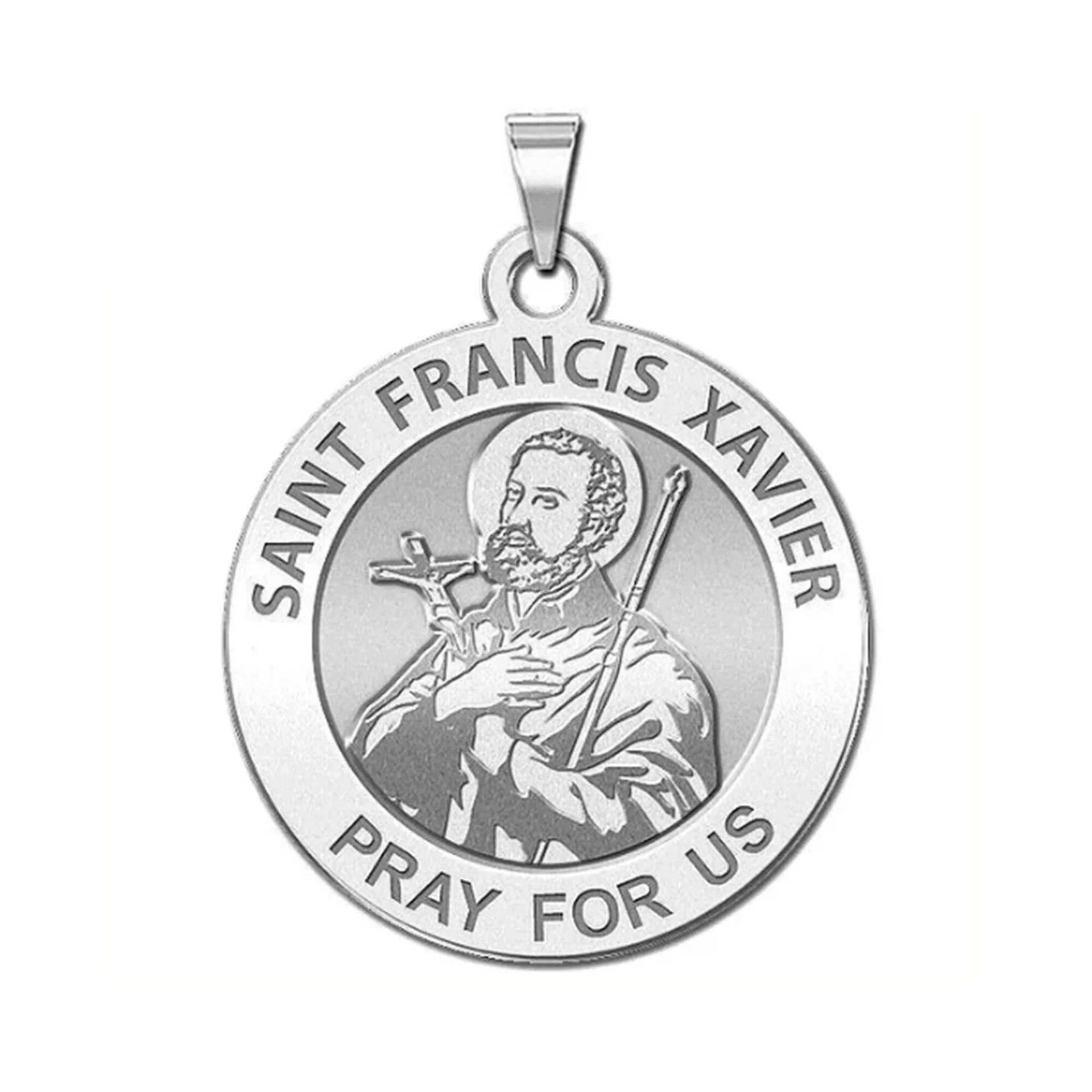 Saint Francis Xavier Runde Religiöse Medaille von CustomizeTheCharms