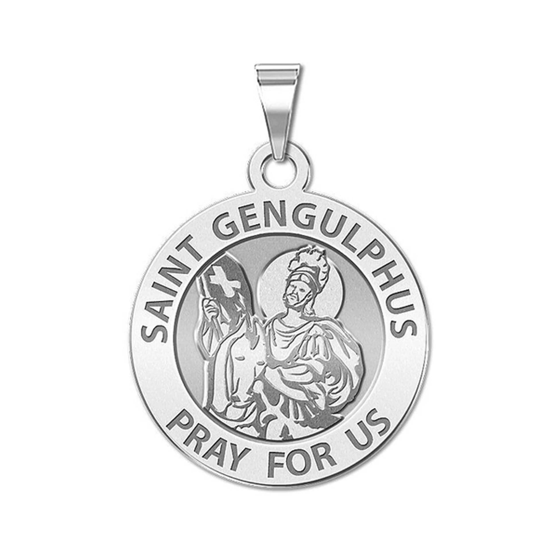 Saint Gengulphus Runde Religiöse Medaille von CustomizeTheCharms