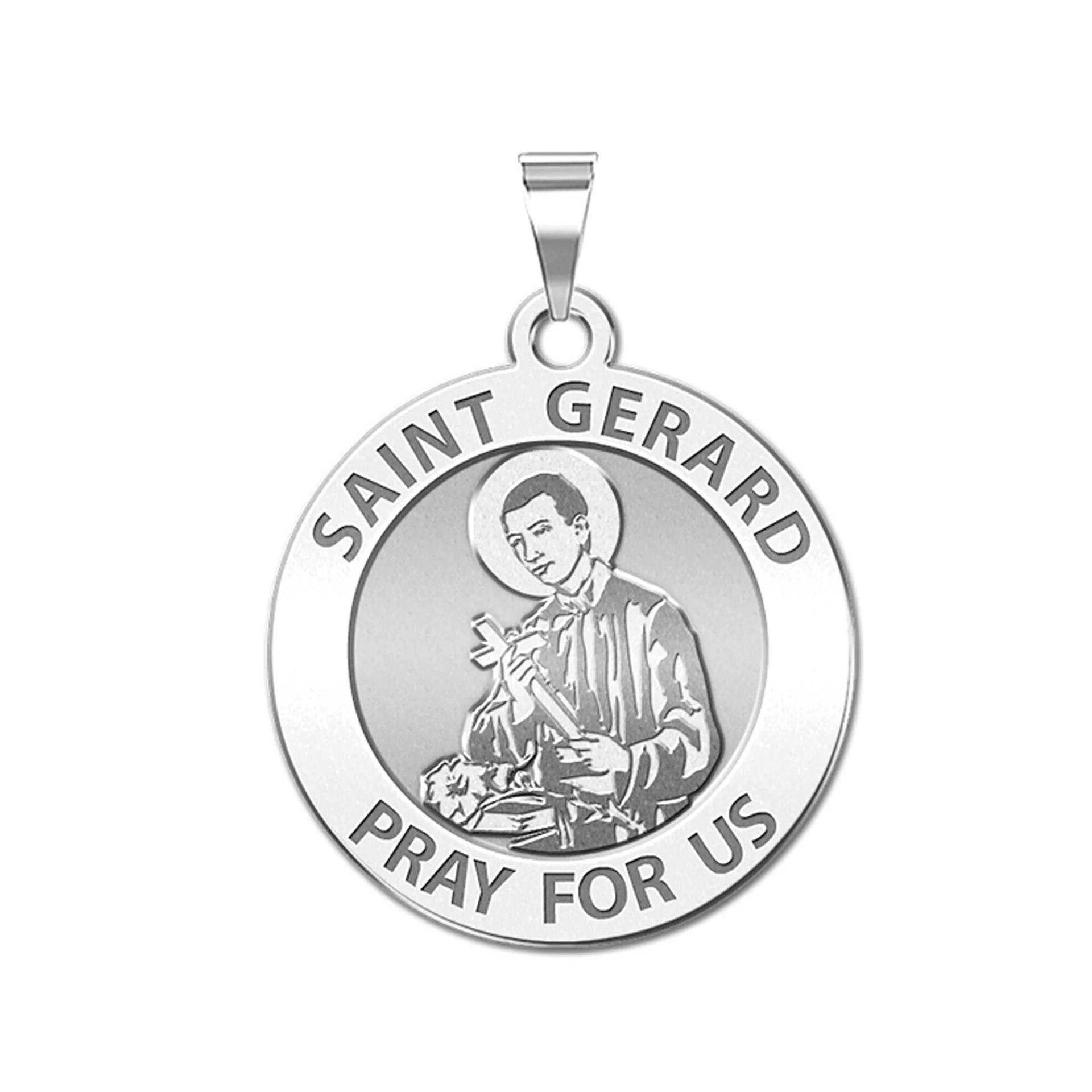 Saint Gerard Religiöse Runde Medaille von CustomizeTheCharms