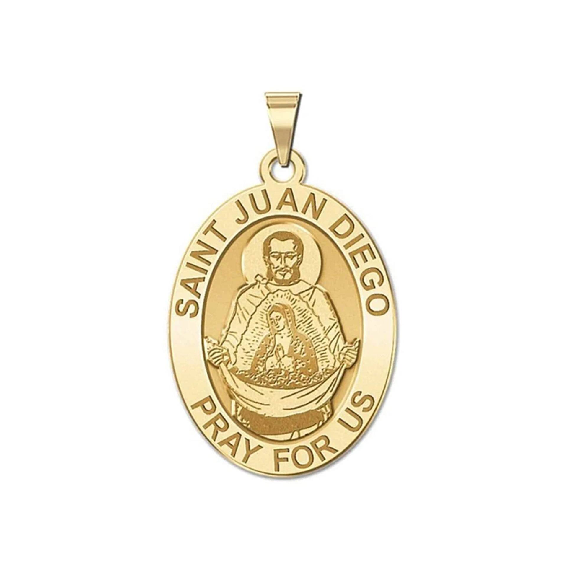 Saint Juan Diego Oval Religiöse Medaille von CustomizeTheCharms