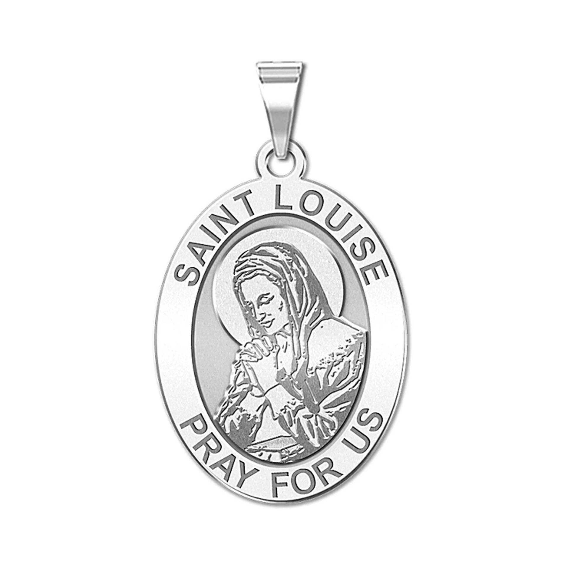 Saint Louise De Marillac Oval Religiöse Medaille von CustomizeTheCharms