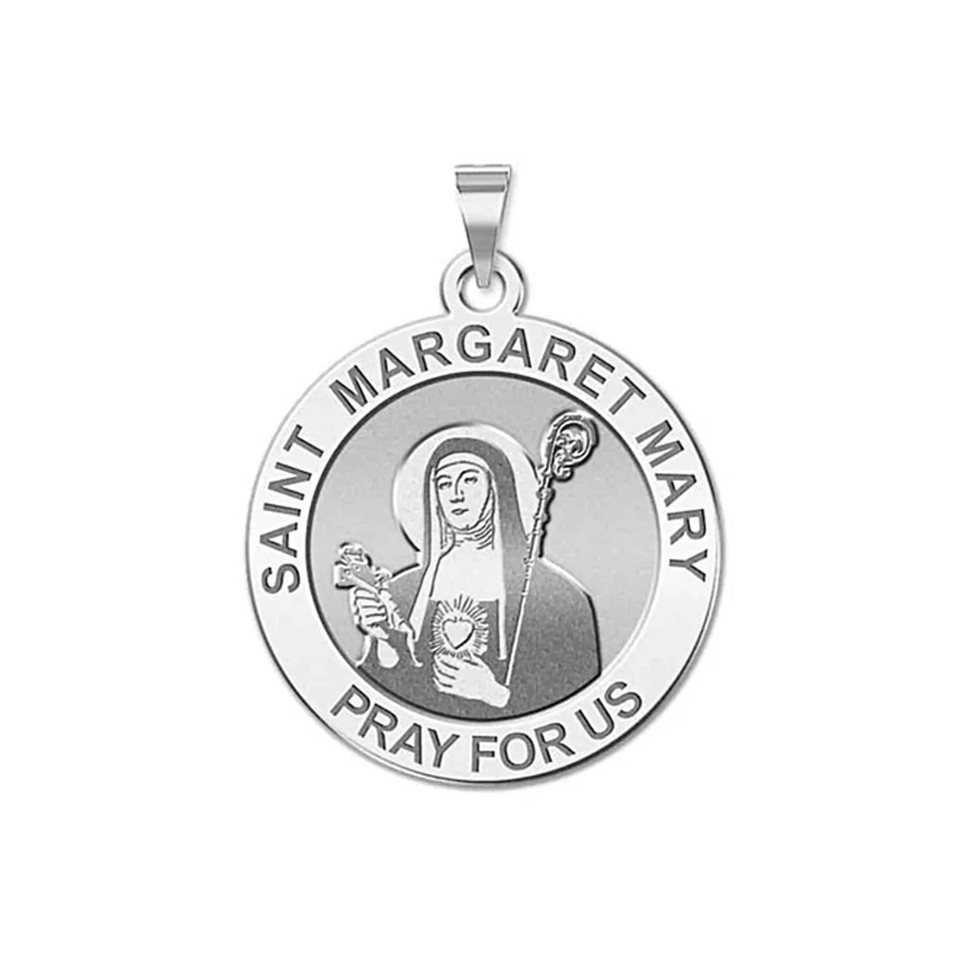 Saint Margaret Mary Runde Religiöse Medaille von CustomizeTheCharms