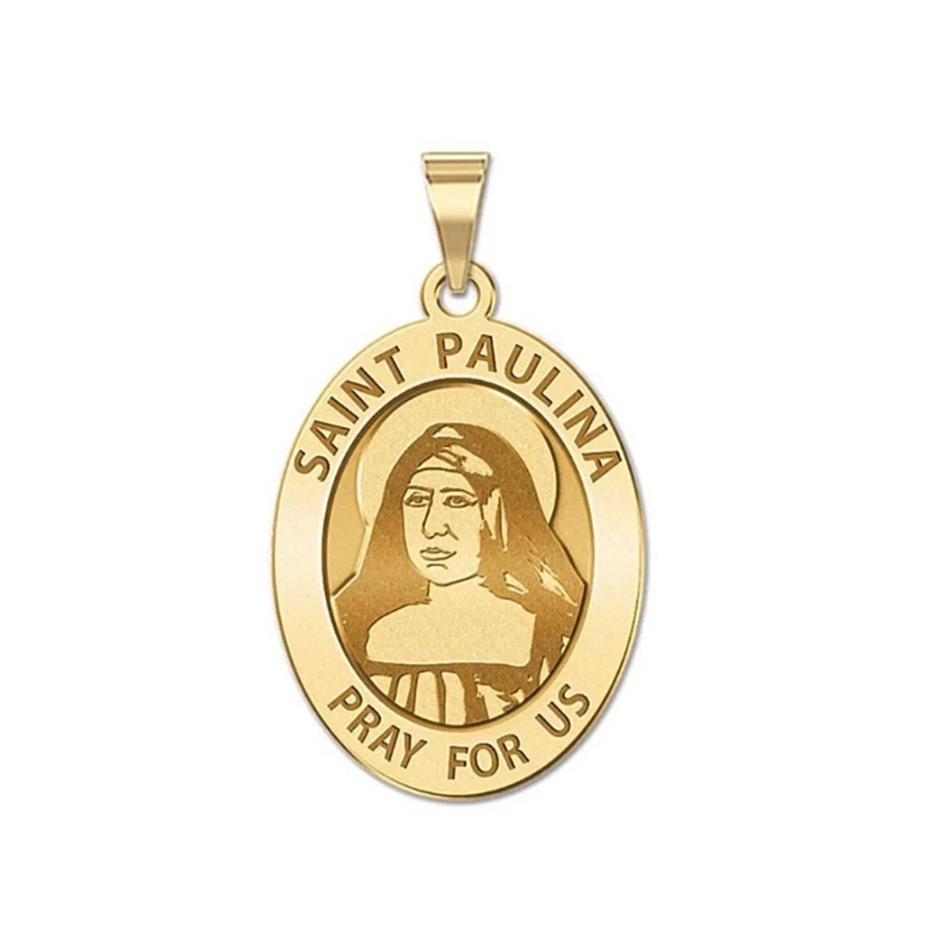 Saint Paulina Medaille Oval von CustomizeTheCharms