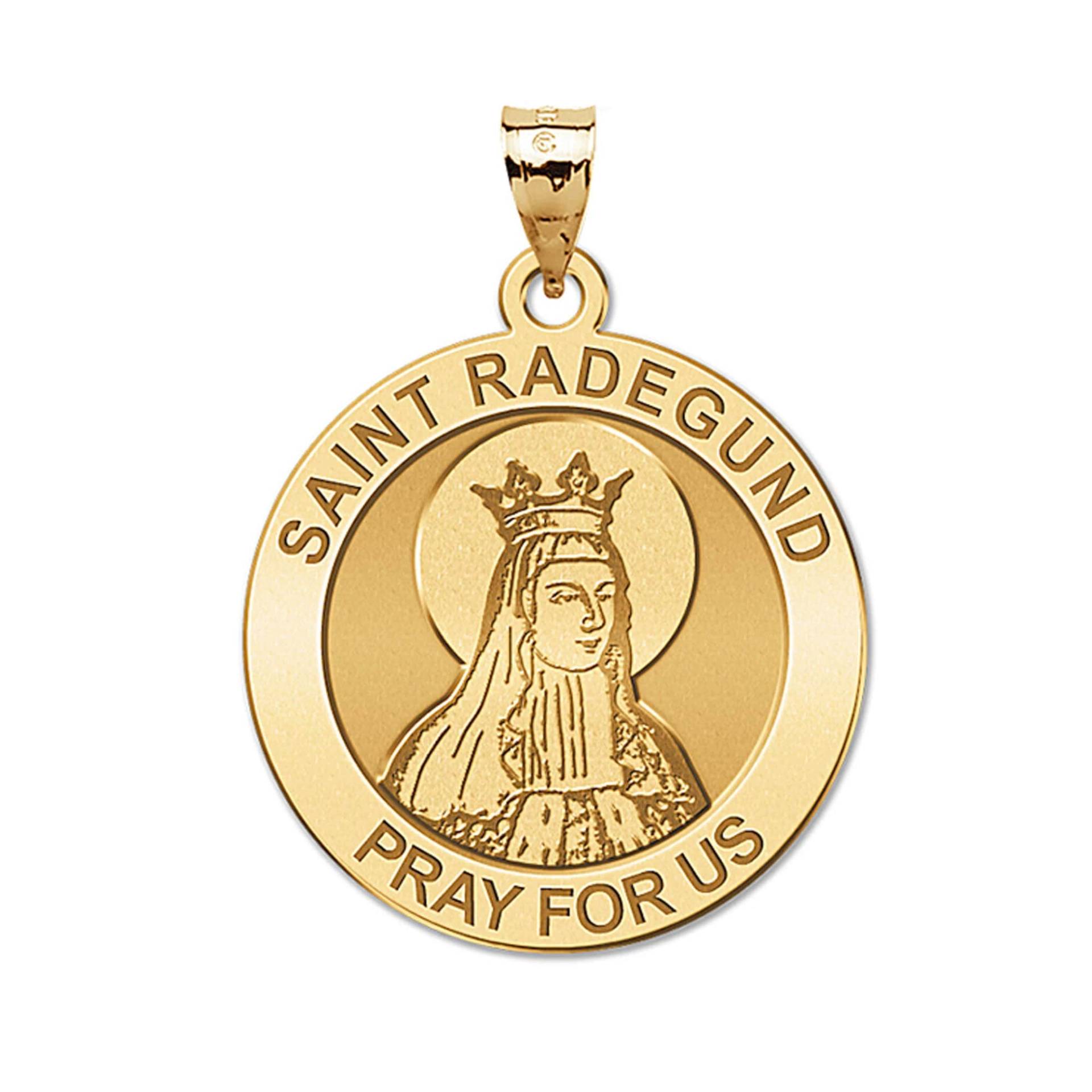 Saint Radegund Runde Religiöse Medaille von CustomizeTheCharms