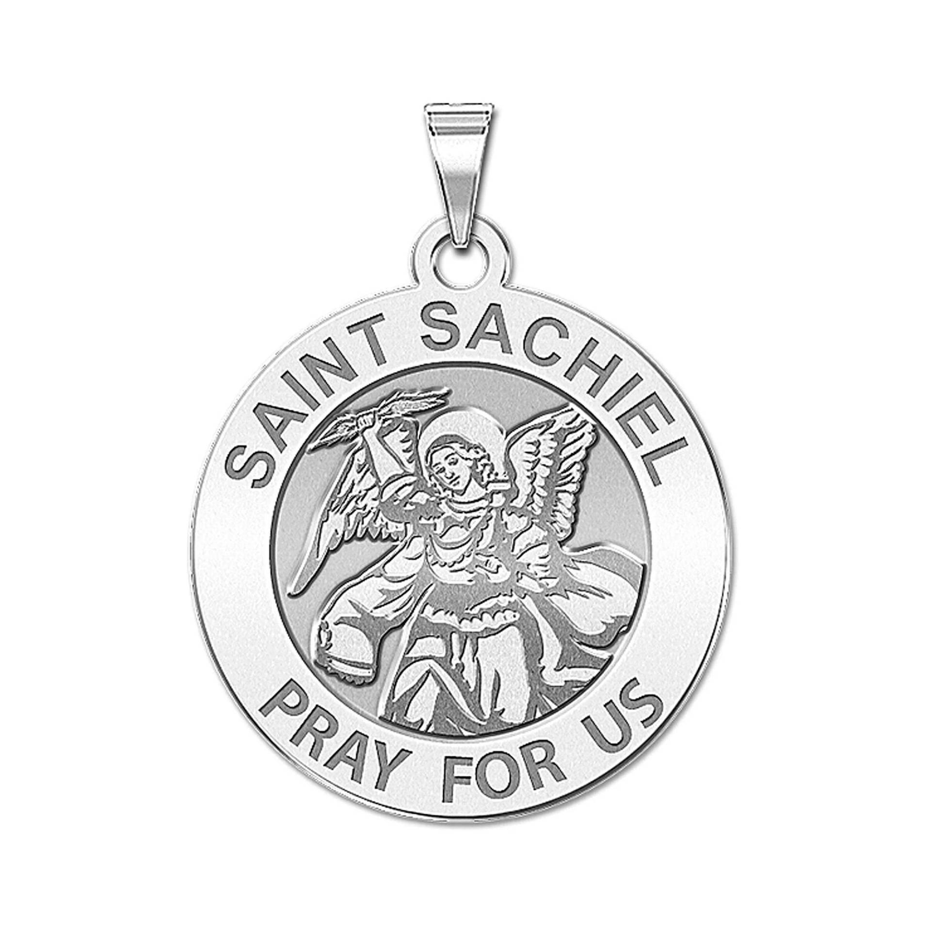 Saint Sachiel Religiöse Medaille von CustomizeTheCharms