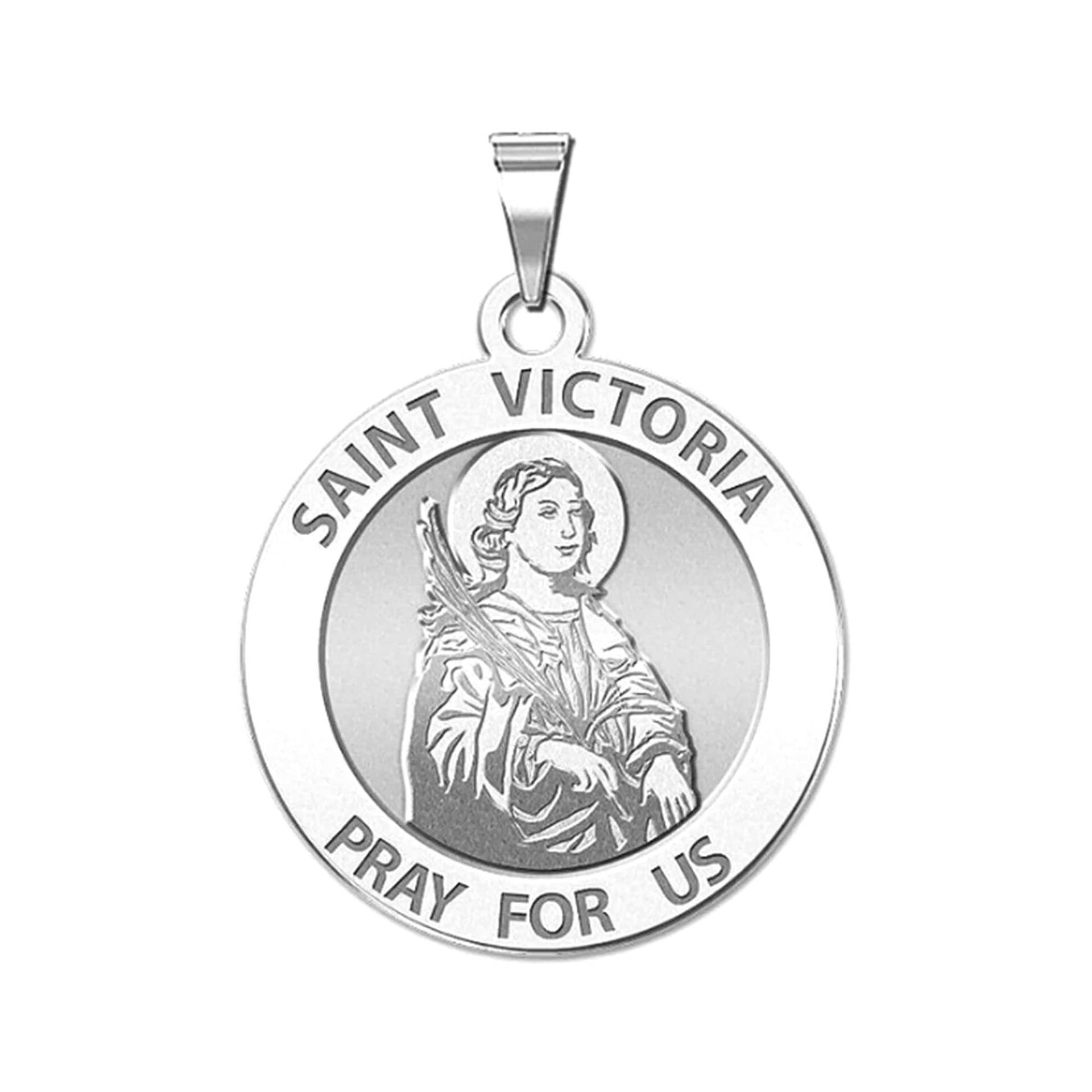 Saint Victoria Religiöse Medaille von CustomizeTheCharms