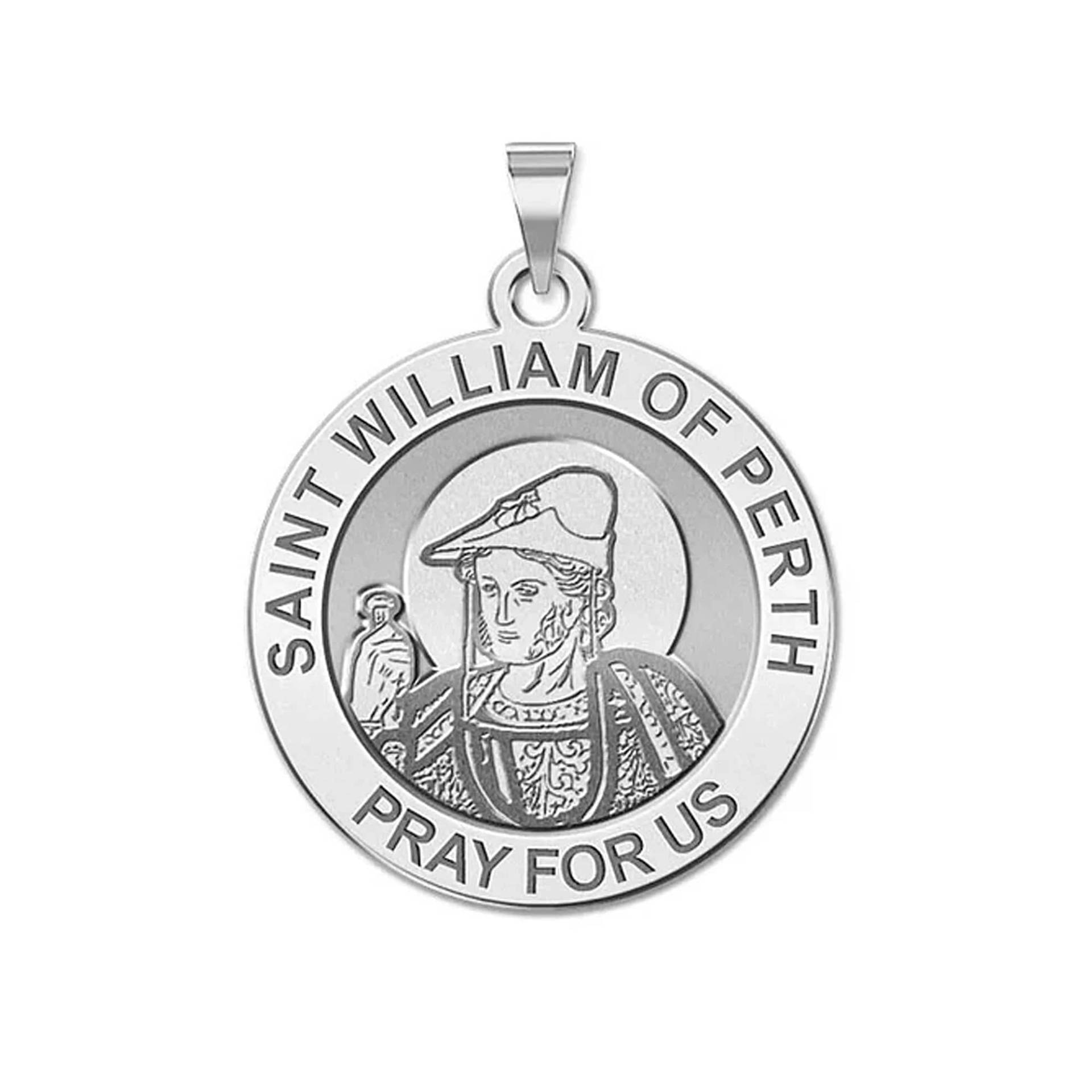 Saint William Von Perth Runde Religiöse Medaille von CustomizeTheCharms