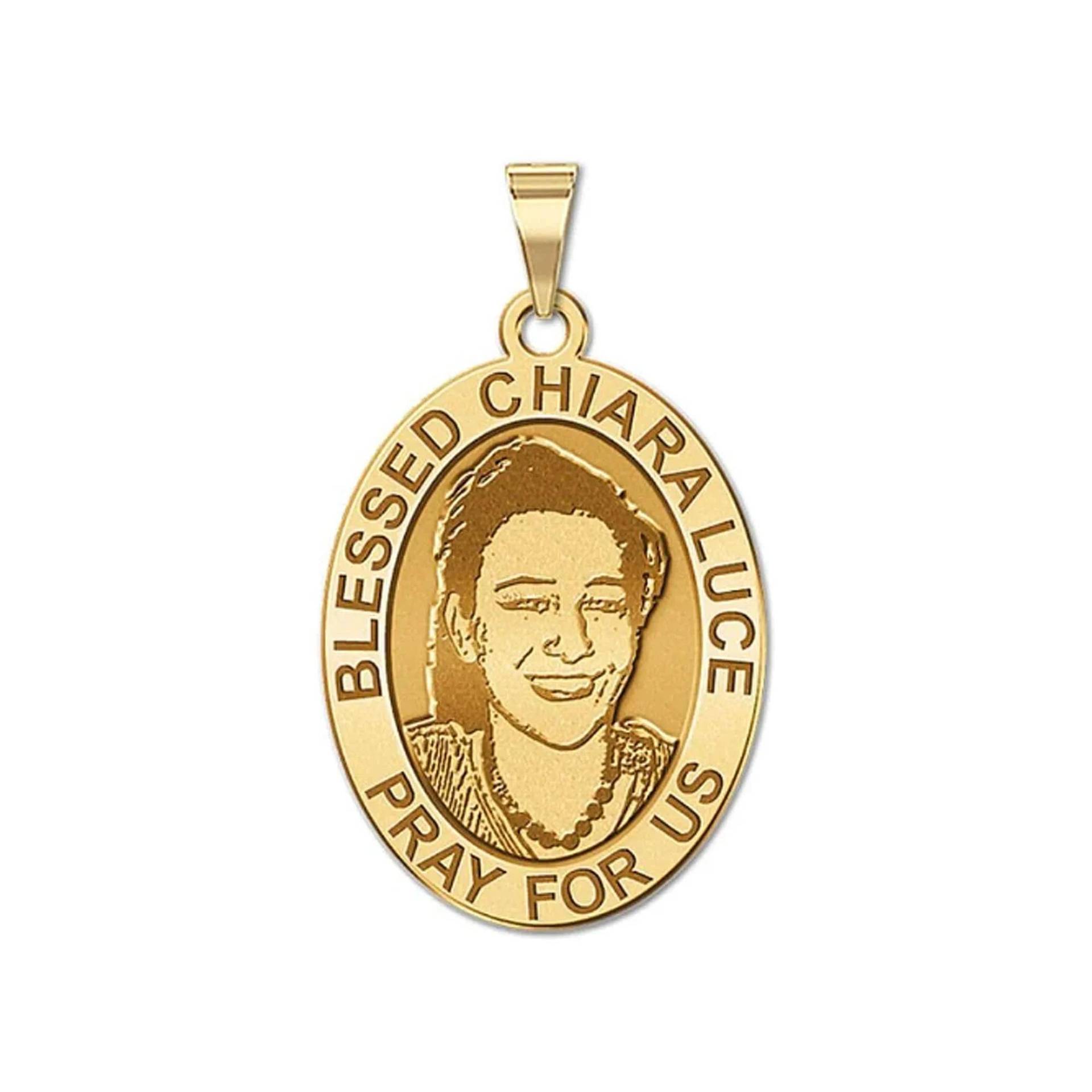 Selige Chiara Luce Oval Religiöse Medaille von CustomizeTheCharms