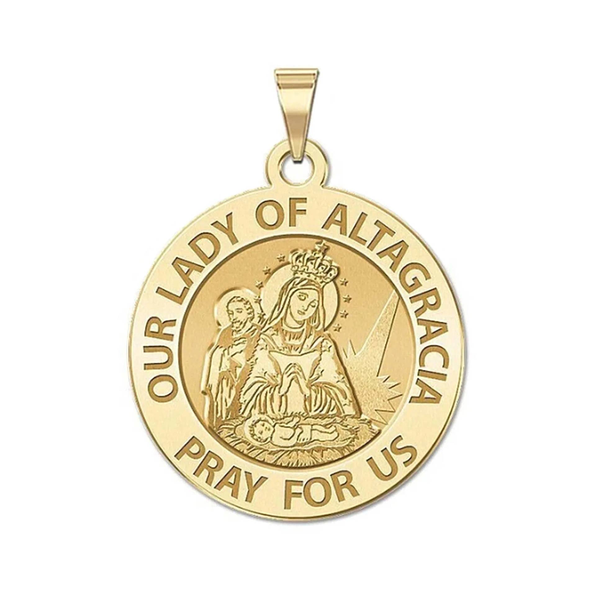 Unsere Liebe Frau Von Der Altagracia Runde Religiöse Medaille von CustomizeTheCharms