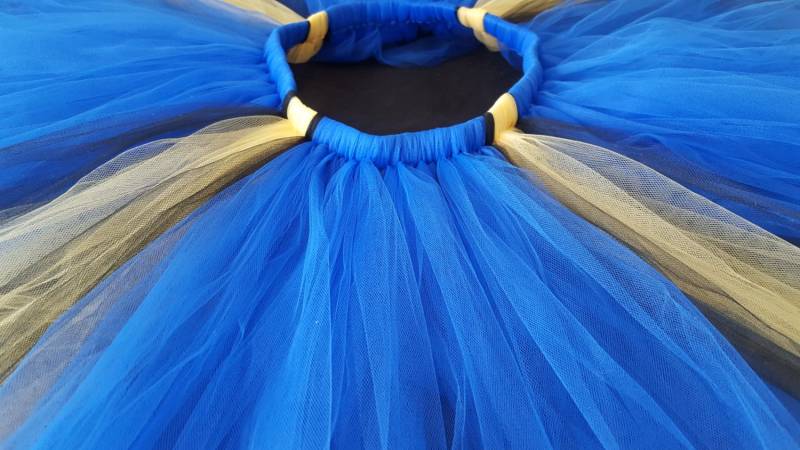 Blau, Gelb, Und Schwarz Tutu - Neugeborenen Säugling Baby Erwachsenen Halloween Kostüm Blau, Gelb, Und Schwarz Tutu - Neugeborenen Säugling Baby Erwachsenen Halloween Kostüm von CustomizedInColor