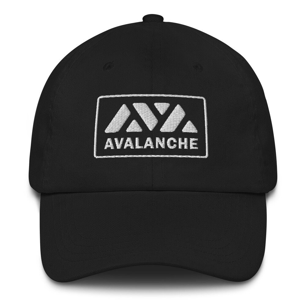 Avax Kryptomütze, Bestickte Papamütze, Lawinen-Krypto, Baseball-Cap, Avax-Krypto-Mütze, Beliebte Krypto-Mützen, Avax-Geldgeber, Krypto-Geschenke von Customkittshirts