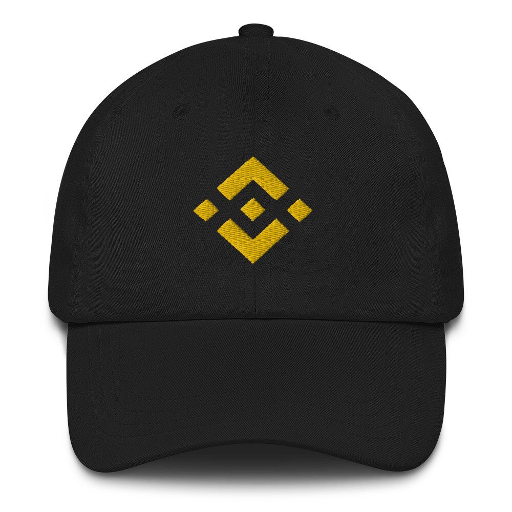 Binance Crypto Bestickte Dad Mütze, Cryptocurrency Cap von Customkittshirts