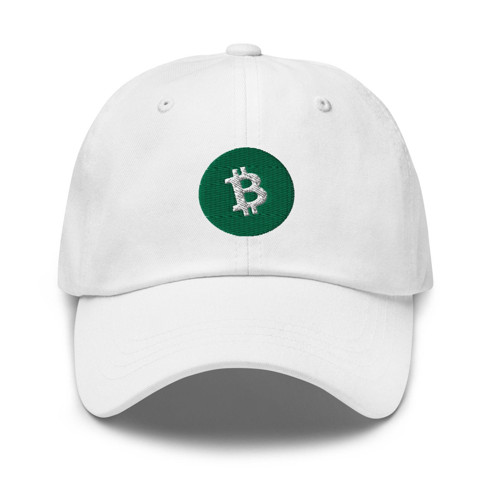 Bitcoin Cash Crypto Bestickte Papamütze, Hat, Bch Logo Hat von Customkittshirts