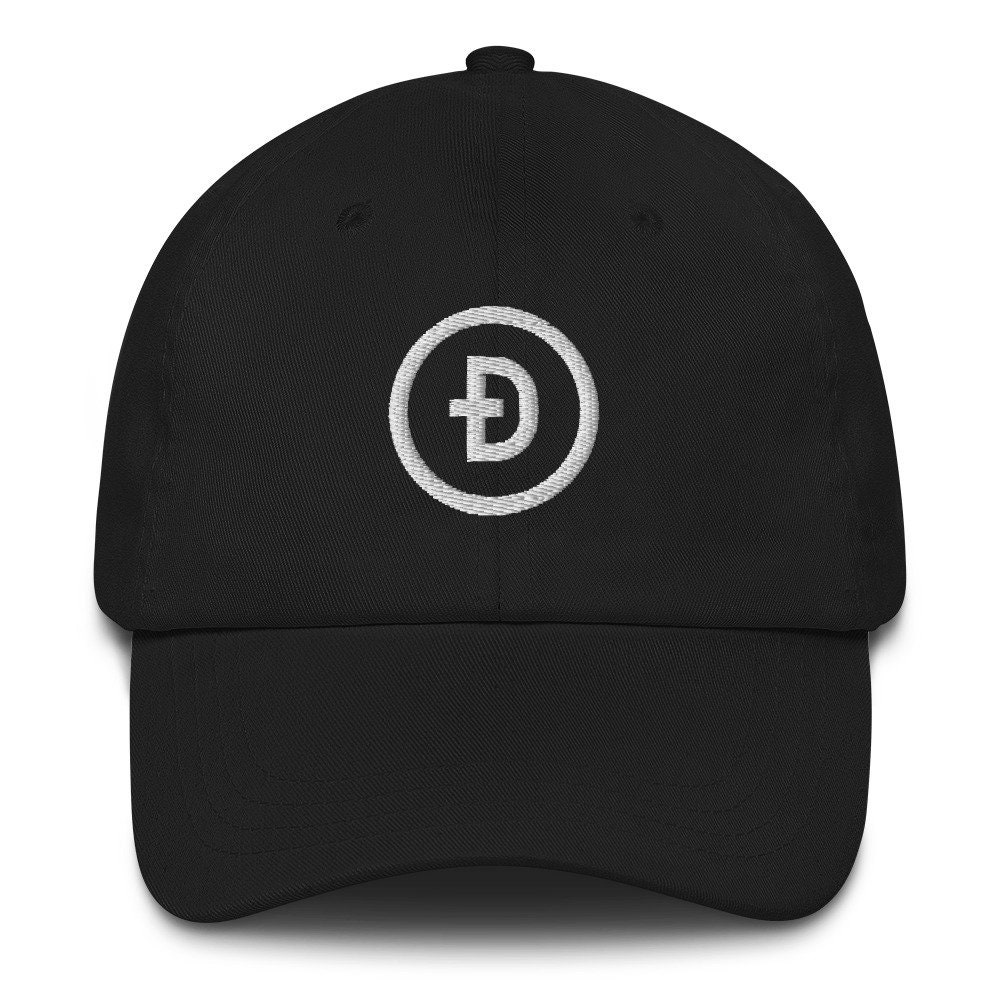 Dogecoin Crypto Bestickte Dad Hat Cryptocurrency, Memecoin, Hodl, Geldgeber Geschenk Händler von Customkittshirts