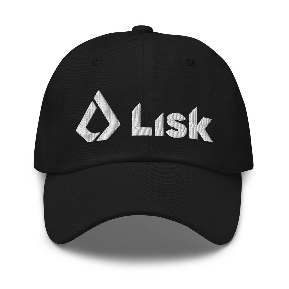 Lisk Crypto, Bestickte Papamütze, Kryptomütze, Lsk Baseball Cap, Blockchain Hut, Hodl von Customkittshirts