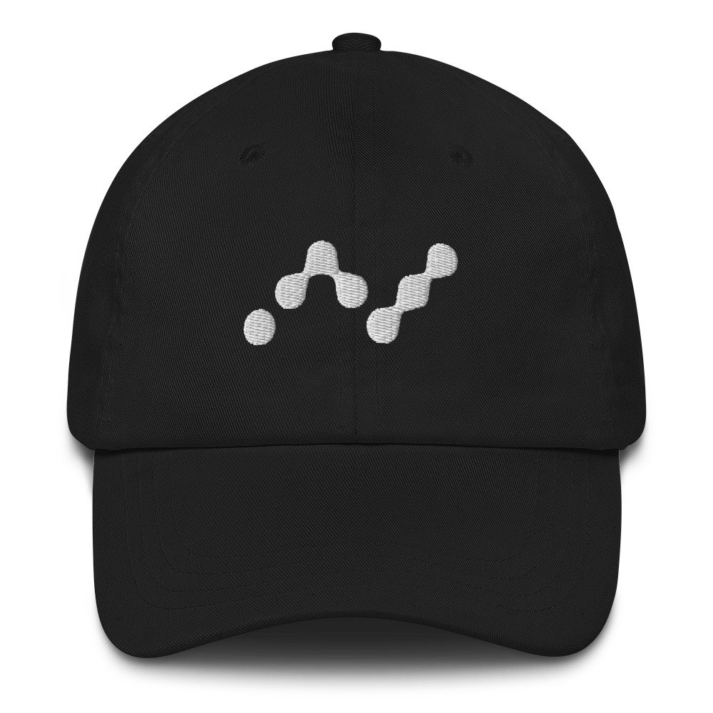 Nano Crypto, Bestickte Papamütze, Nano-Kryptowährung, Hodl, Blockchain, Nano-Krypto-Kappe, Baseballkappe von Customkittshirts