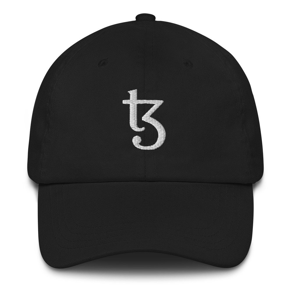 Tezos Crypto, Bestickte Papamütze, Xtz-Kryptowährung, Tezos-Kapitalgeber-Kappe, Baseballmütze, Xtz-Kappen von Customkittshirts