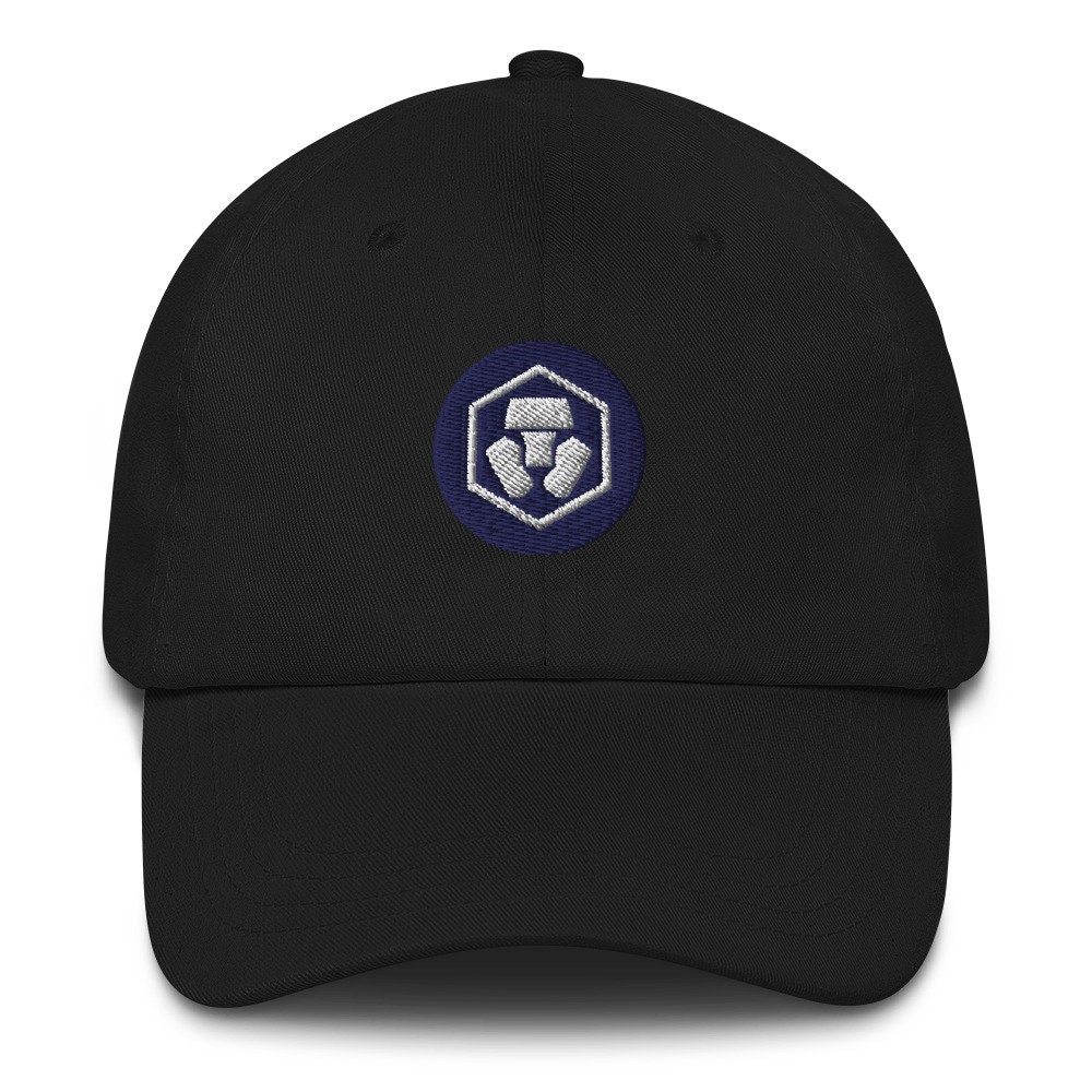 Cryptocom Mütze, Bestickte Papamütze, Crypto Hat, Cro Cap, Cryptocurrency von Customkittshirts