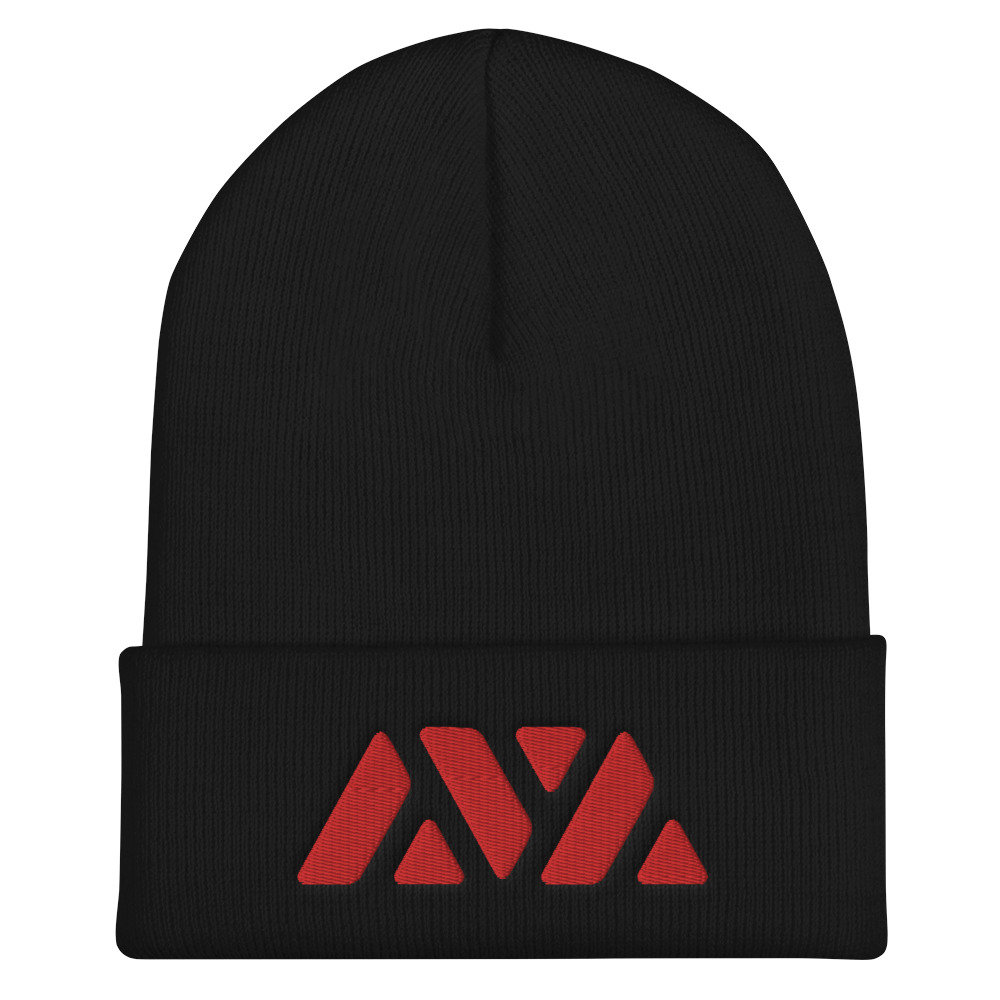 Lawinenmütze, Avax Krypto Beanie, Lawinenmütze, Kryptomütze, Krypto-Geschenke von Customkittshirts